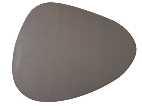 Individual de PU gris oscuro Triangle set x 6 43x35 cm