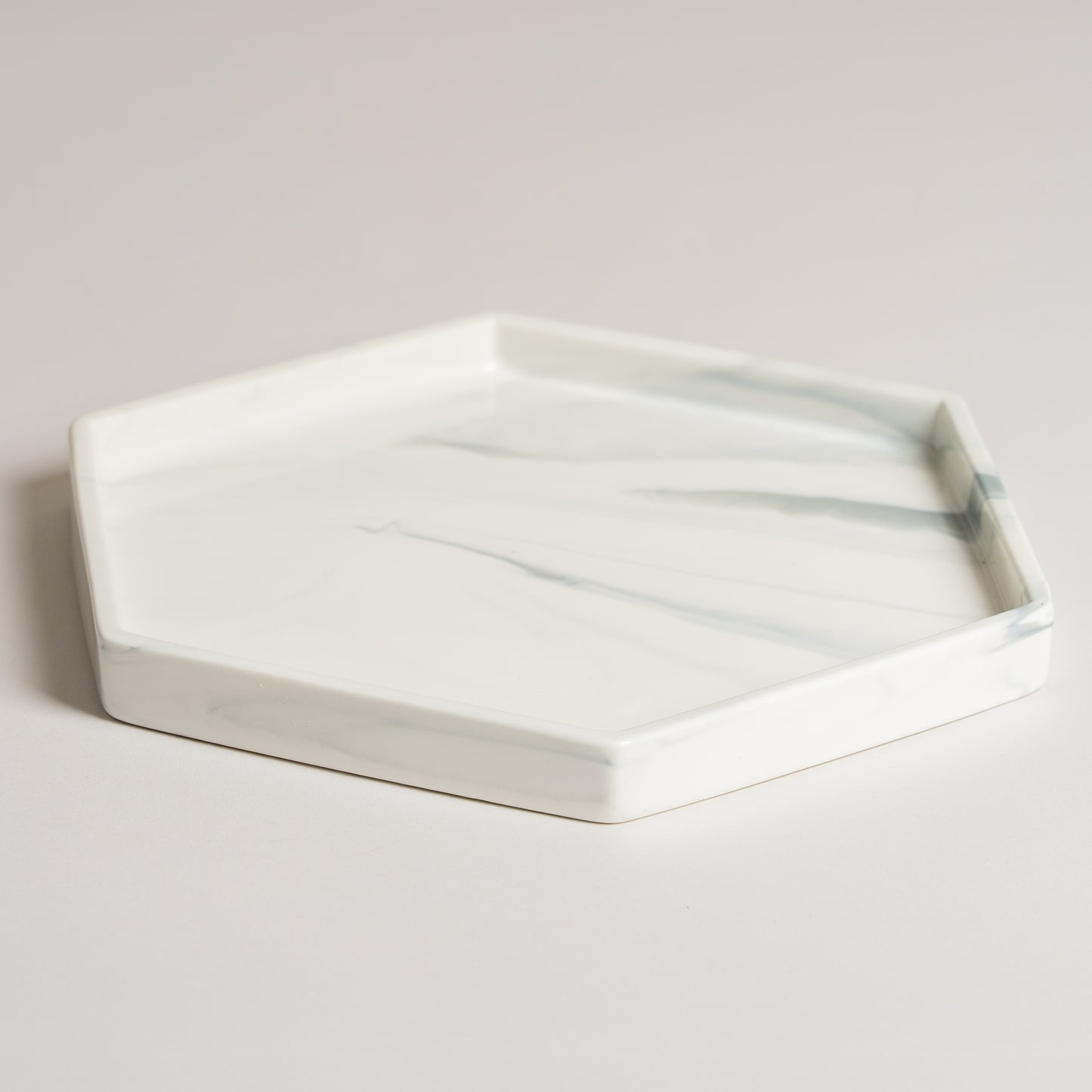 Bandeja ceramica Toscany hexagonal 20x30 cm