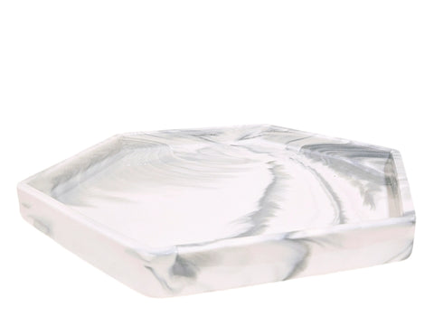 Bandeja ceramica Toscany hexagonal 20x30 cm