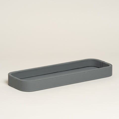 Bandeja Silken cuero rectangular 13x36x3 cm