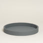Bandeja Silken cuero circular 30x3 cm