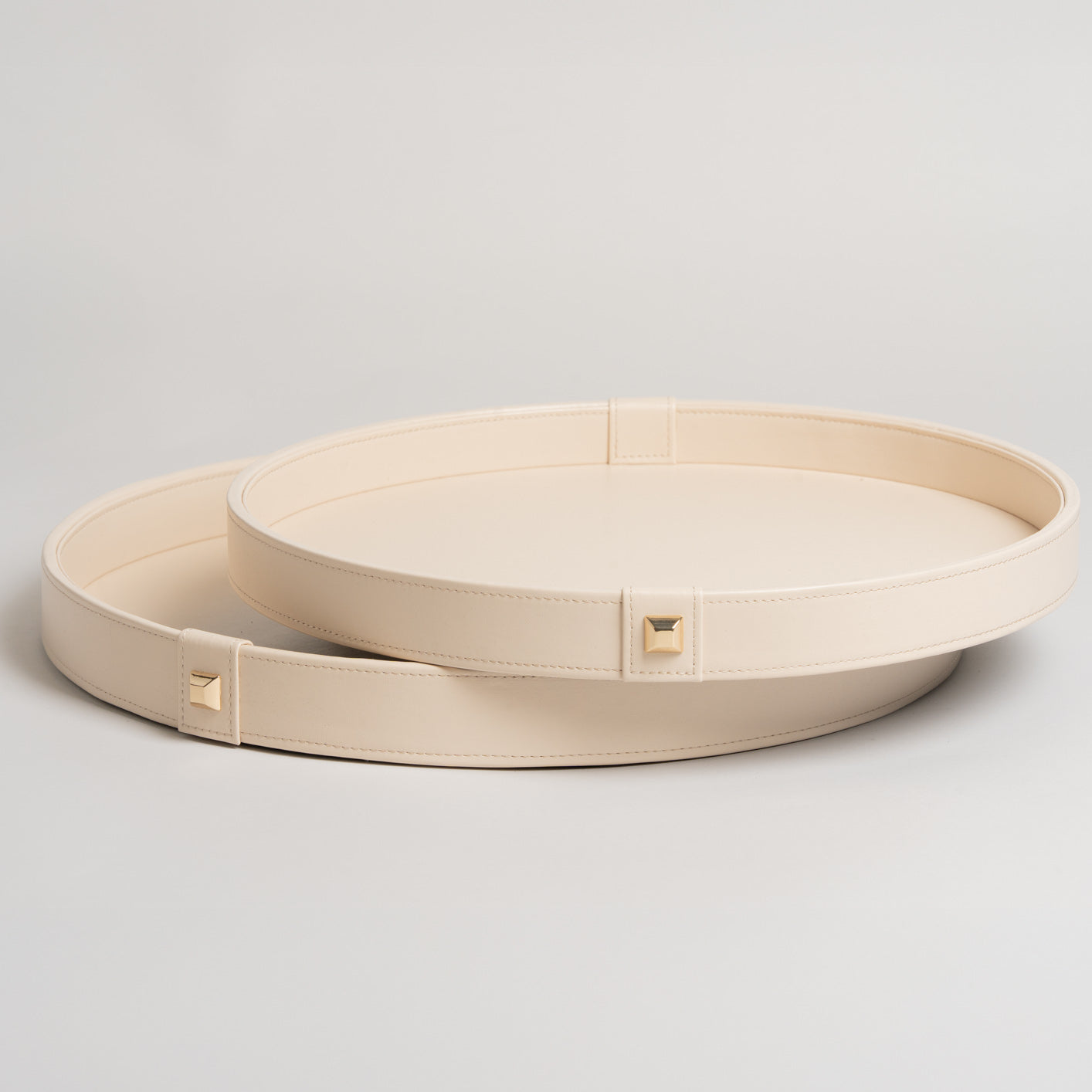 Bandeja circular Mavis set x 2 35x4 I 40x4 cm