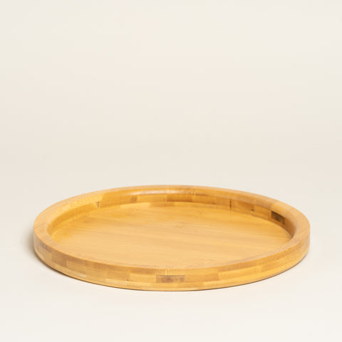 Bandeja bamboo circular 26x2 cm