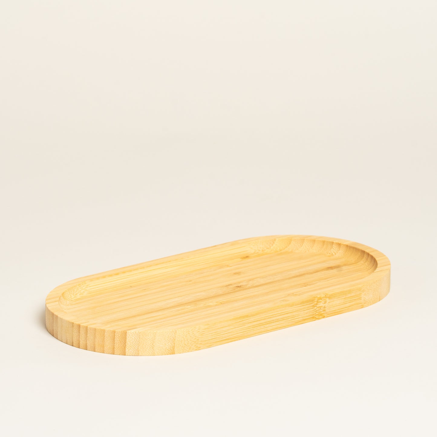Bandeja bamboo oval 12x24x2 cm