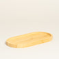 Bandeja bamboo oval 12x24x2 cm