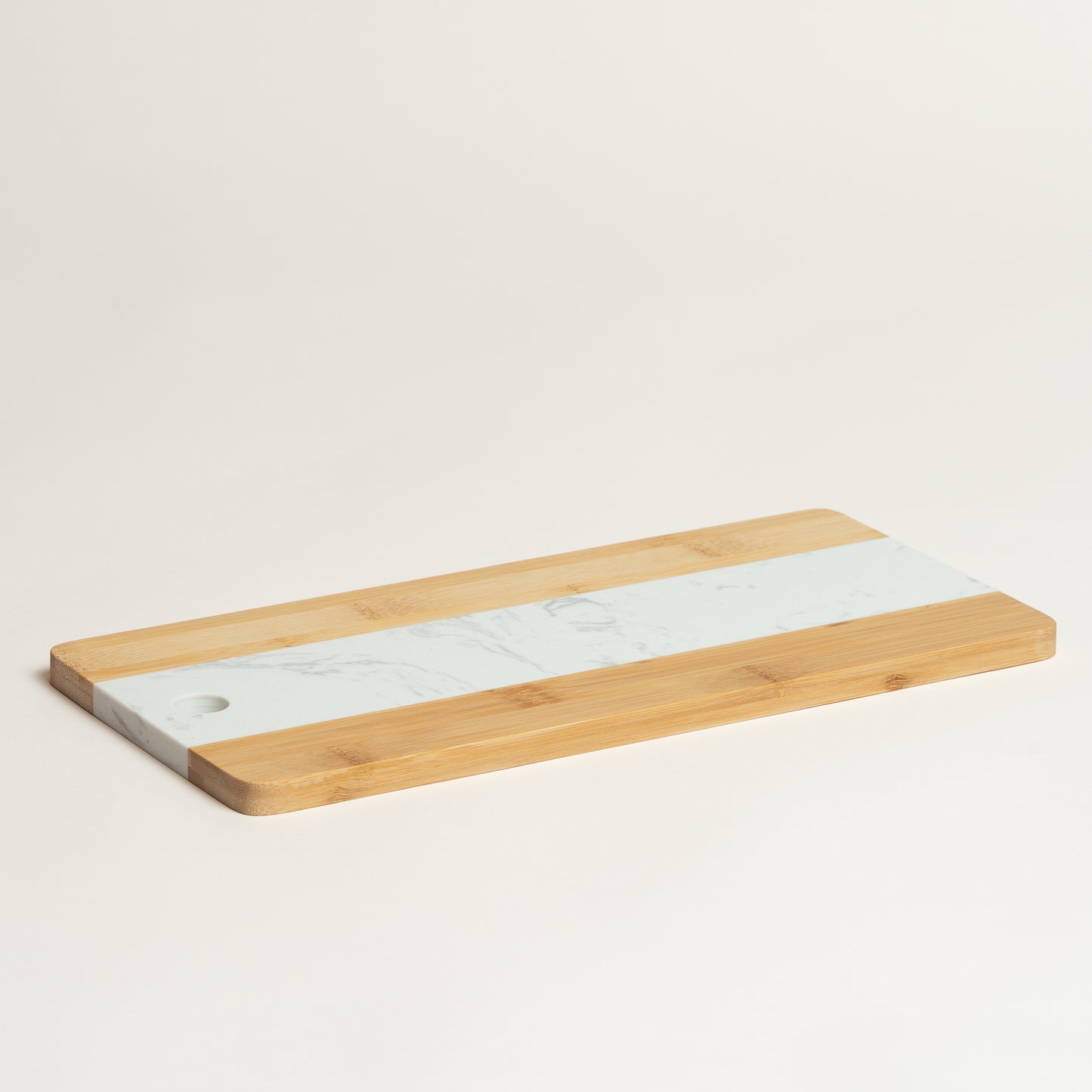 Linea Marmol Bandeja rectagular Aesty L blanca 35X16 cm