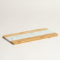 Linea Marmol Bandeja rectagular Aesty L blanca 35X16 cm