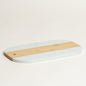 Linea Marmol Bandeja ovalada Aesty blanca 33x19 cm
