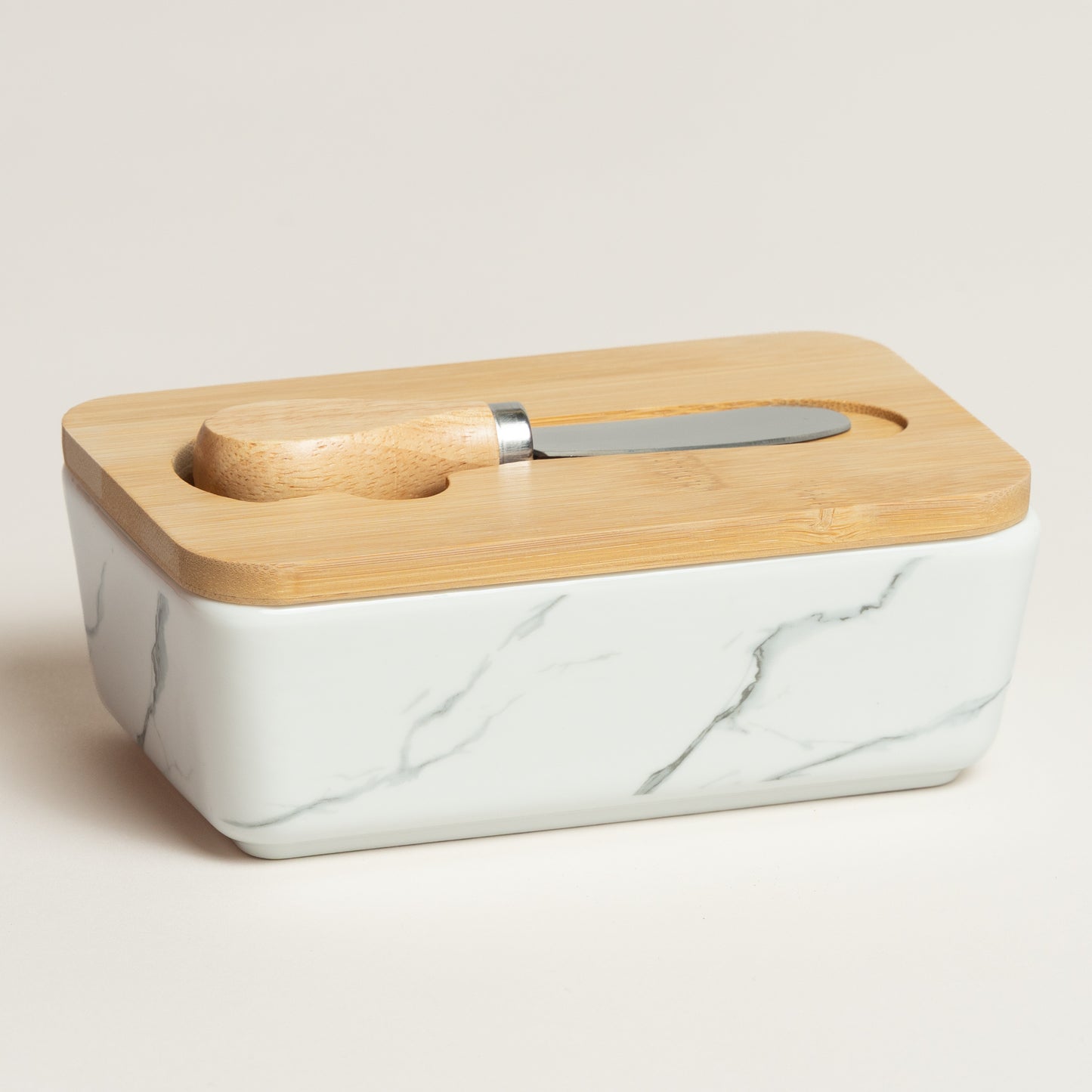 Linea Marmol Mantequera ceramica 16x10x6 cm