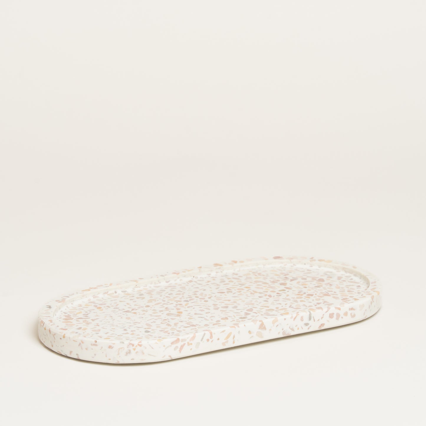 Bandeja Dots simil terrazo 13x26 cm