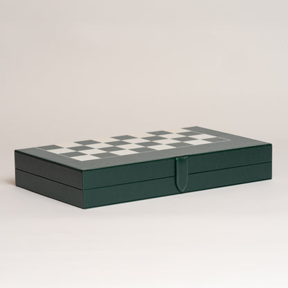 Juego decorativo Ajedrez imantado chezz dark green 45x26x35 cm