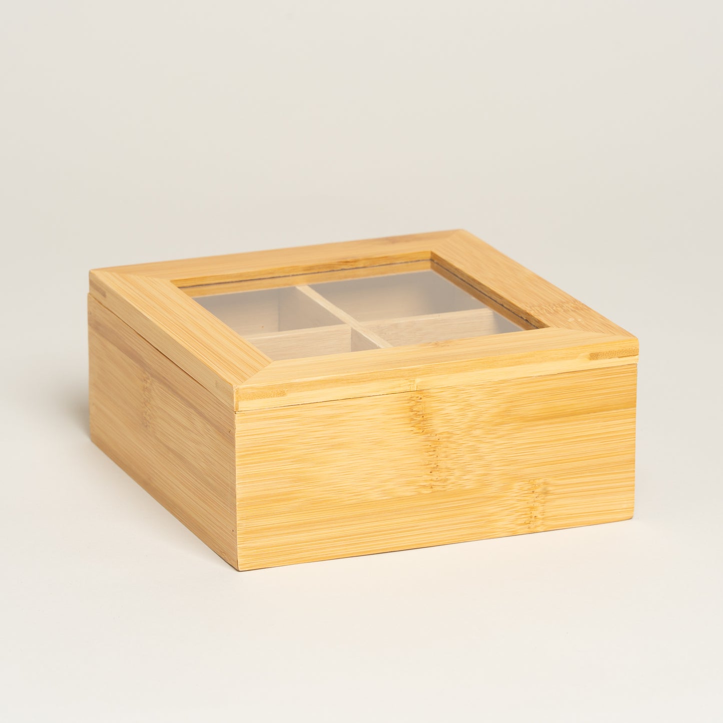 Caja de te bamboo Finea x 4 16x16x7 cm