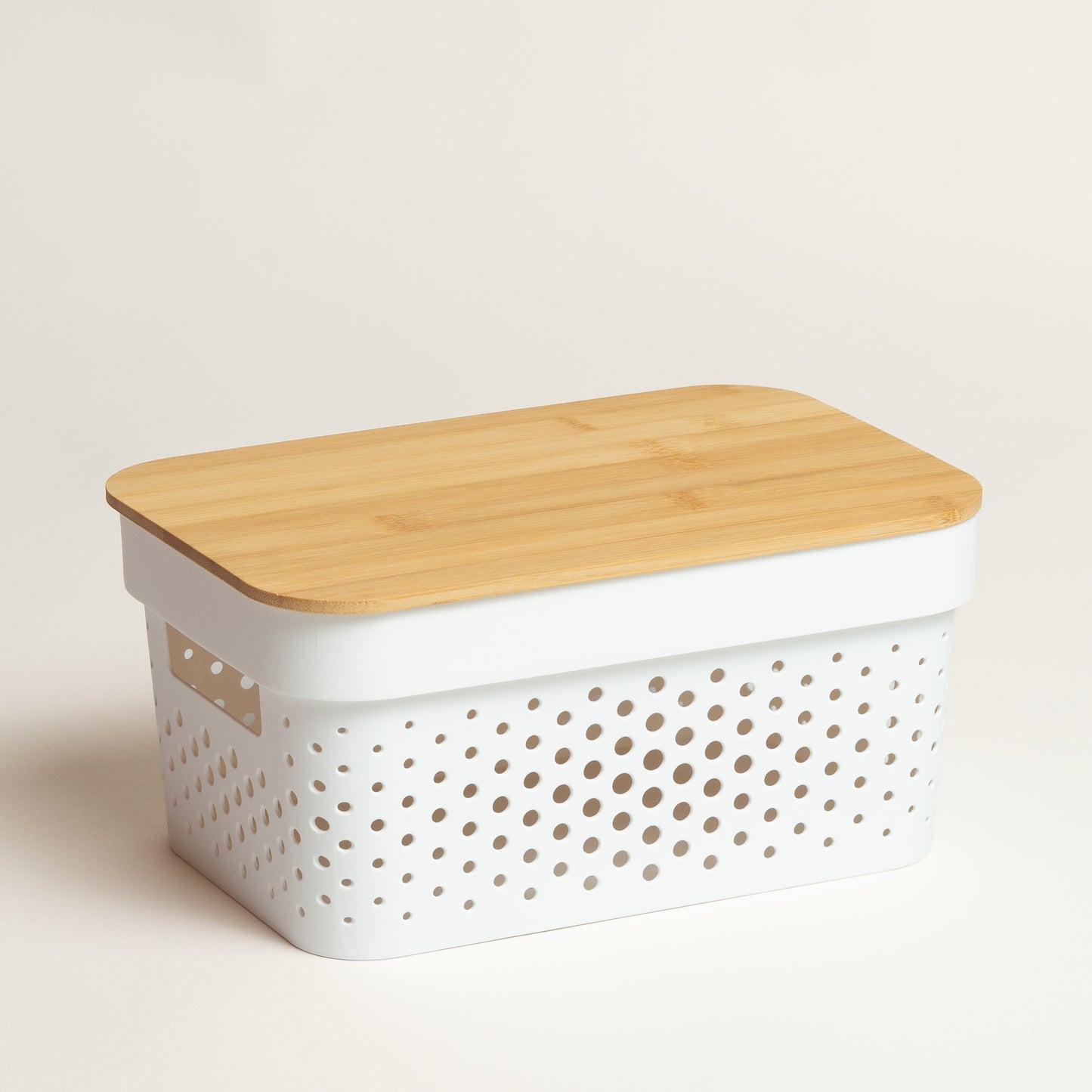 Caja de pp organizadora con tapa 26x17x12 cm