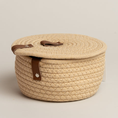 Cesto de algodon Loom arena 19x10 cm