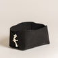Cesto fieltro small negro 16x12x9 cm