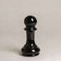 Pieza de ajedrez ceramica negra Peon 19x8 cm