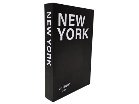 Libro tapa decorativa New York modelo 4 27x17x4 cm