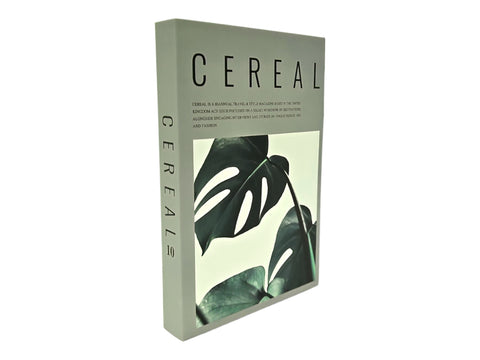 Libro tapa decorativa Cereal green modelo 6 24x16x3 cm