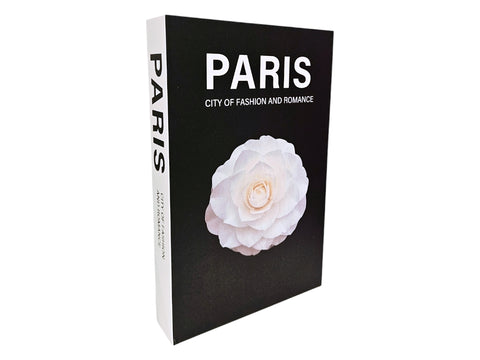 Libro tapa decorativa Paris modelo 11 27x17x4 cm