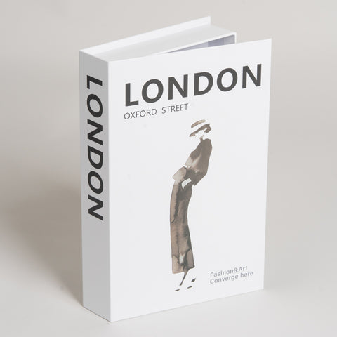 Libro caja cierre magnetico London modelo 24 17x4x27 cm