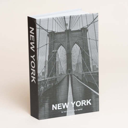 Libro caja cierre magnetico New York modelo 73 17x4x27 cm