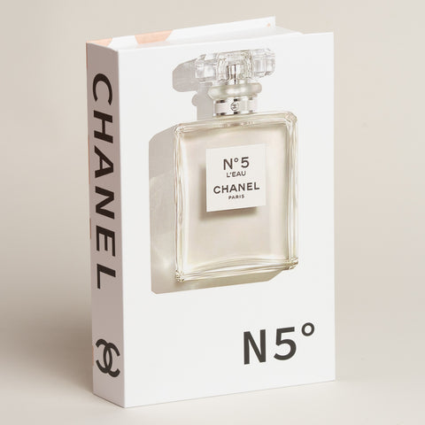 Libro caja cierre magnetico Chanel five modelo 43 17x4x27 cm