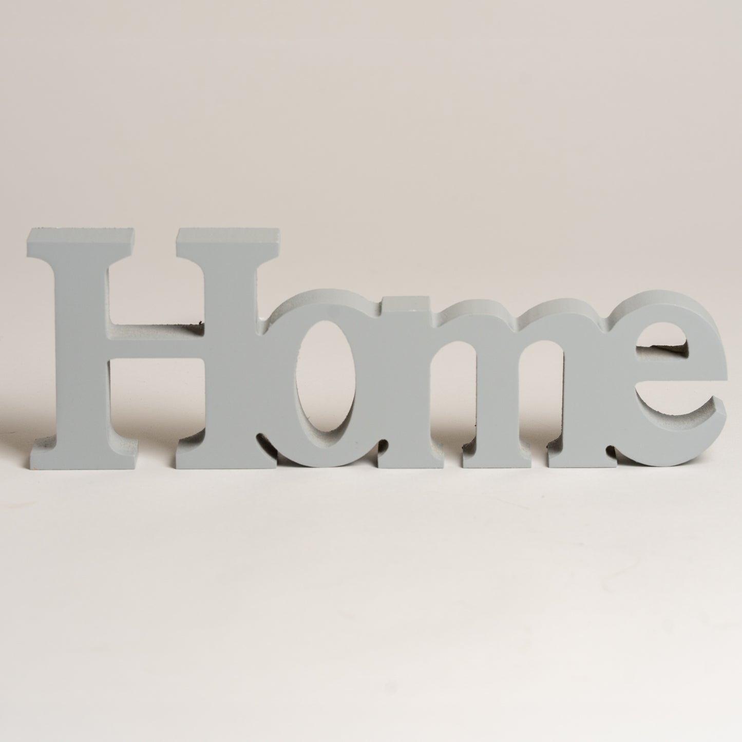 Letras de madera gris home 28x9.5x2.5 cm