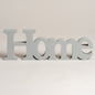 Letras de madera gris home 28x9.5x2.5 cm