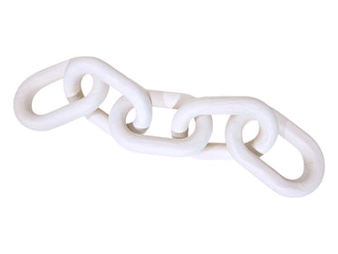 Cadena decorativa LongChain blanca 55x10 cm