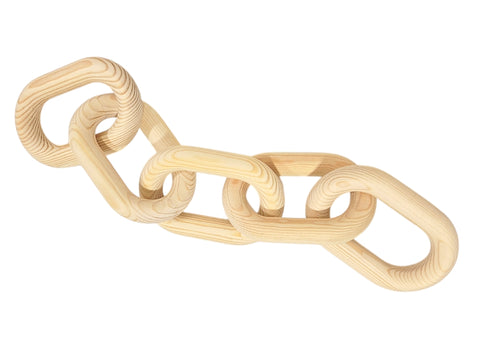Cadena decorativa LongChain Wood 55x10 cm
