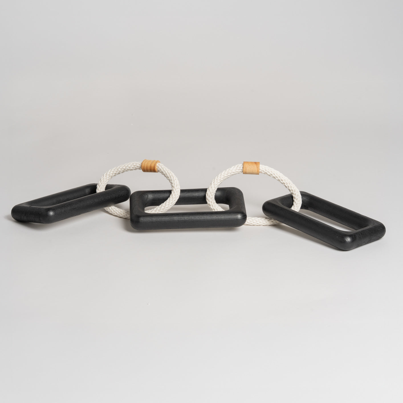 Cadena decorativa LongChain Cotton negra 55x10 cm