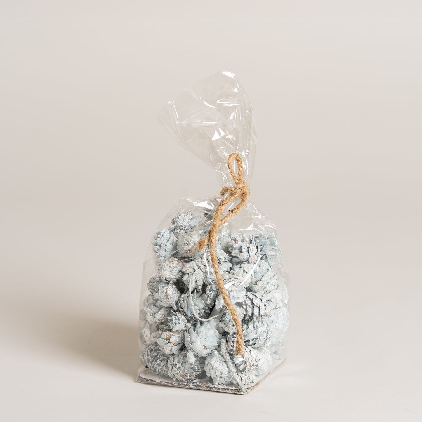 Piña navidad nevada 11x14 cm