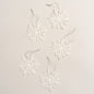 Navidad colgante decorativo Nieve set x 5