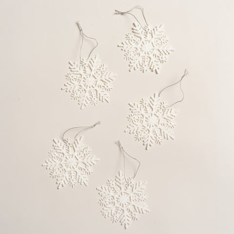 Navidad colgante decorativo Nieve set x 5