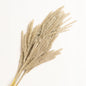 Planta hoja decorativa navidad plateada set x 4 85 cm