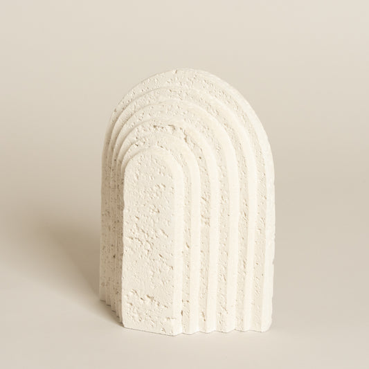 Piedra pieza decorativa sostenedor libros Steady 14x19 cm