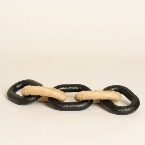 Cadena decorativa piedra Heritage negra 7x37 cm