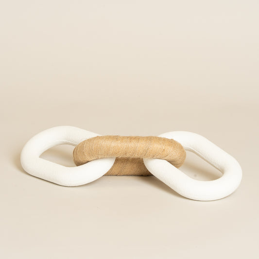 Cadena decorativa piedra Heritage blanca 7x32 cm