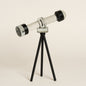 Pieza decorativa glass Telescope negro 20x20 cm