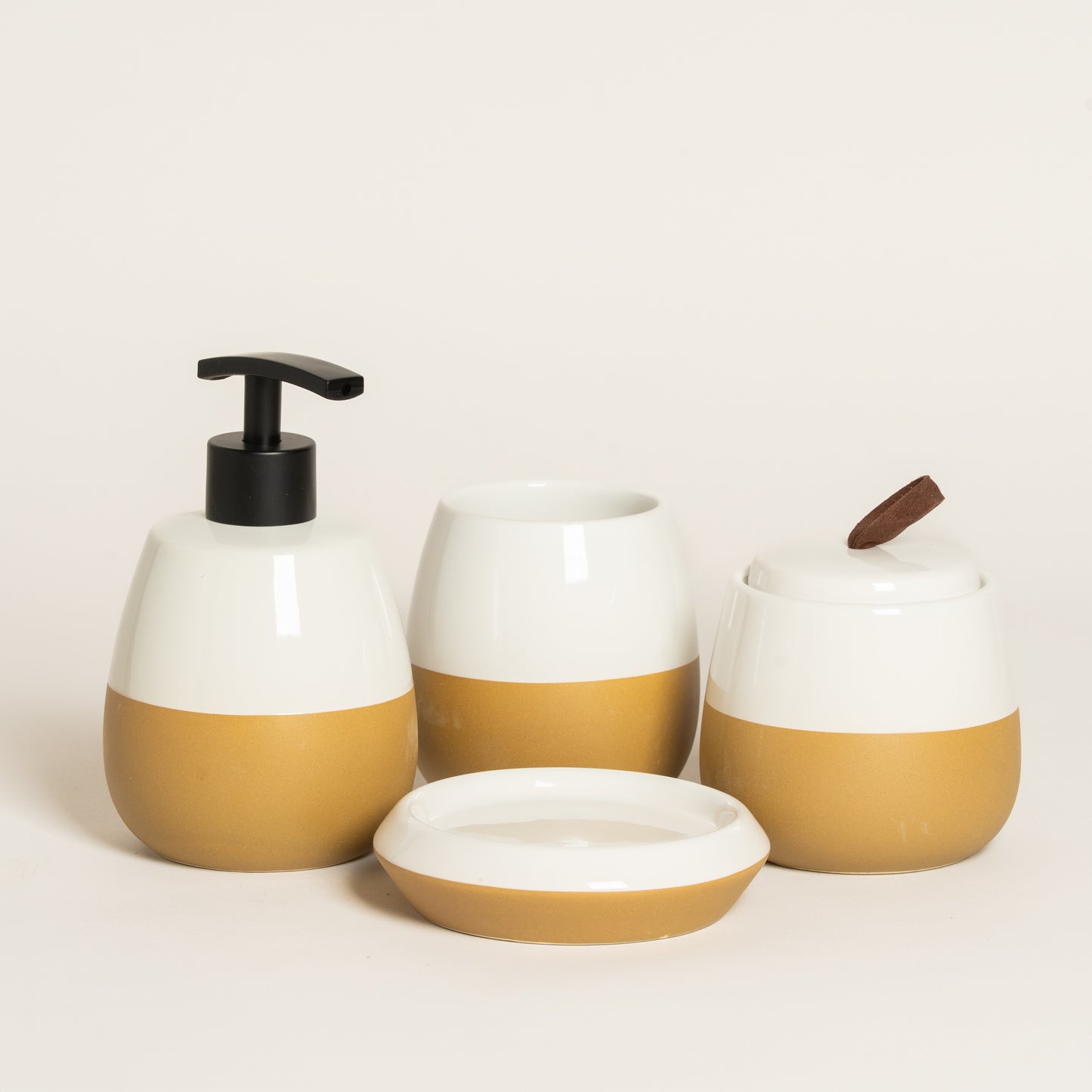 Dispenser para baño de ceramica Shara bitono