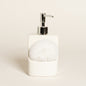 Dispenser para baño de ceramica Lonely blanco