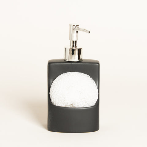 Dispenser para baño de ceramica Lonely negro