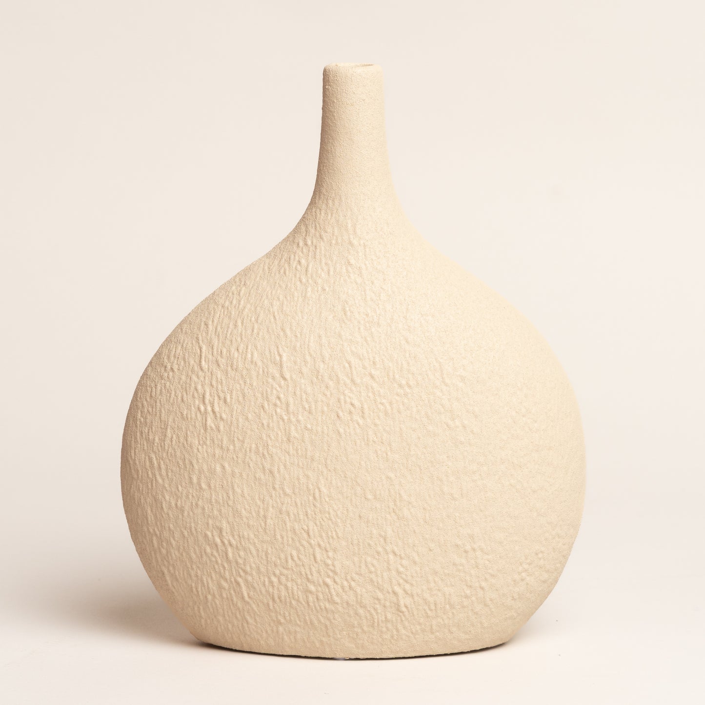 Jarron ceramica Kasbah beige 20x10x26 cm