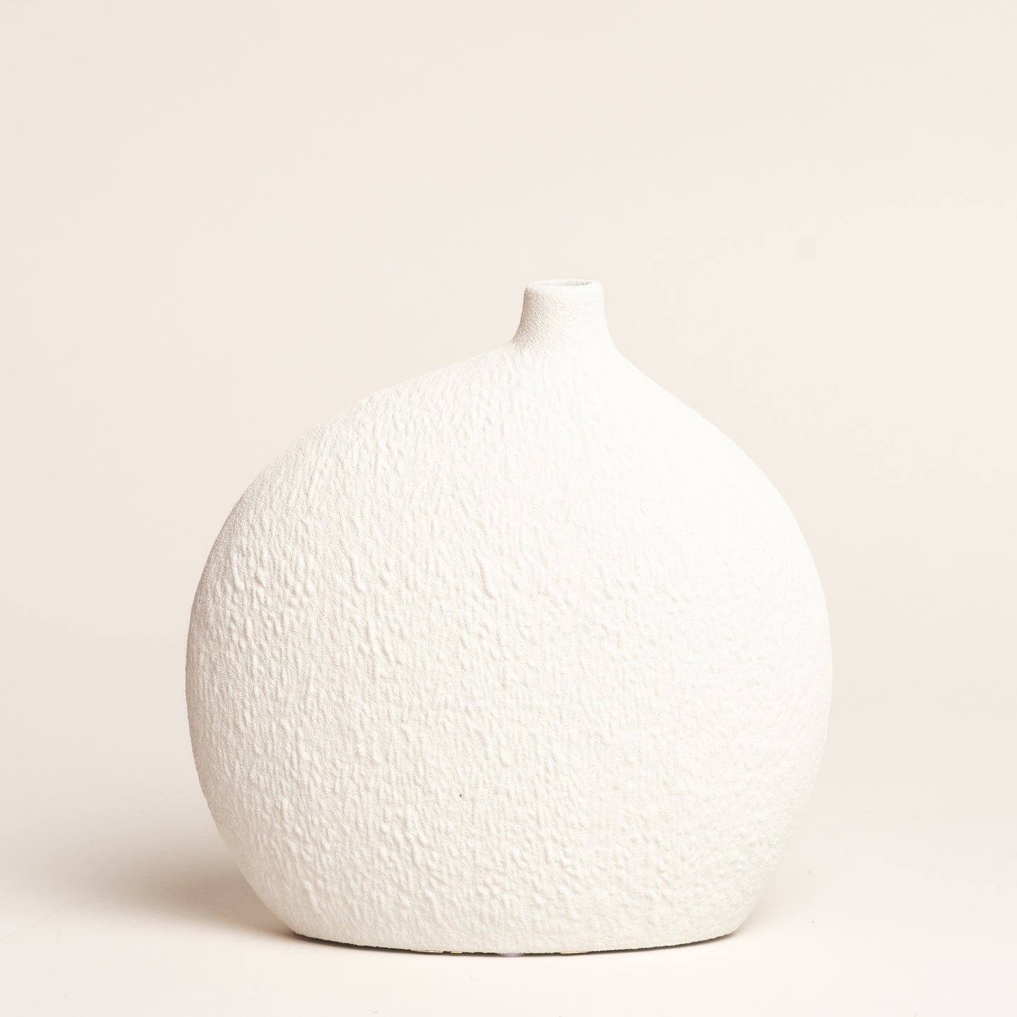 Jarron ceramica Kasbah white 19x9x26 cm