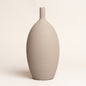 Jarron ceramica Argan gris 14x14x33 cm