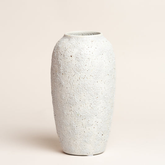Jarron ceramica Pergamon grey 14x26 cm