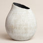 Jarron ceramica Ancient white 20x30 cm
