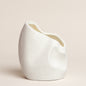 Jarron ceramica Wabi white 17x13x20 cm