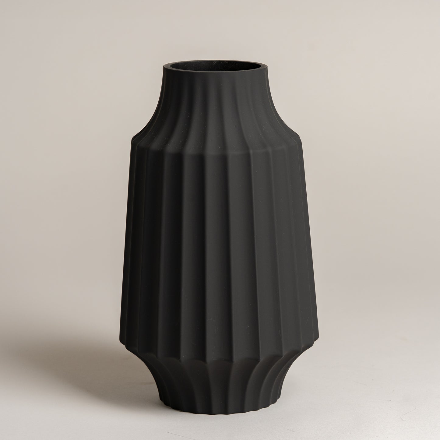 Jarron de vidrio blackburn negro XL 30 cm