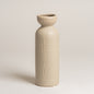 Jarron ceramica stretched gris 8x24 cm